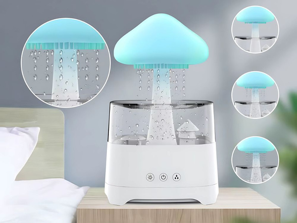 Oro drėkintuvas oro difuzorius aromaterapija led šviesos rgb nuotolinio valdymo usb