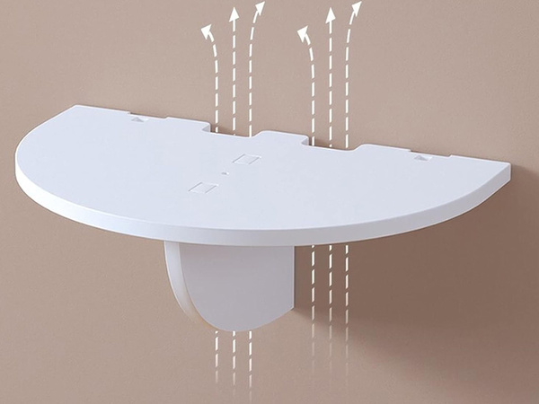 Wandregal für vase blumen laden telefon weiss matt