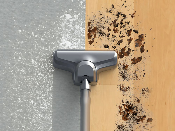 Aspirator vertical portabil fără sac 2in1 100w 4 duze hepa