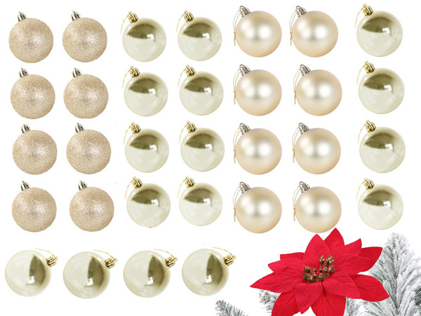 Karácsonyfa csúcsok 6/4/3 cm kit 100 darab