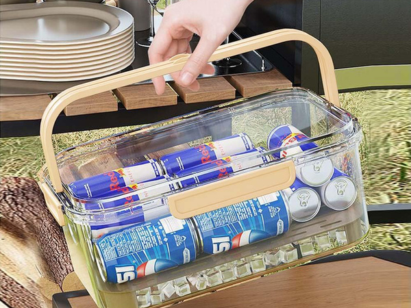 Contenants alimentaires pour le stockage à basse température insert refroidissant