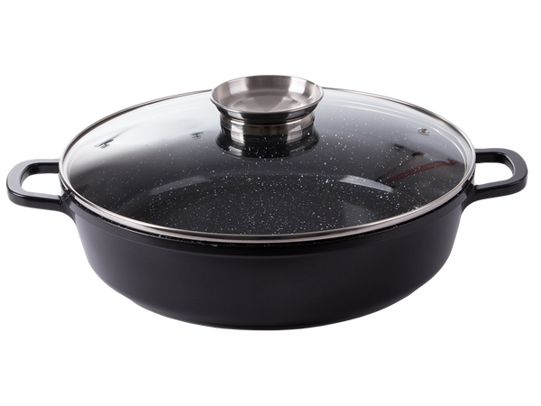 Topf kochtopf mit deckel 5,7l induktion aroma