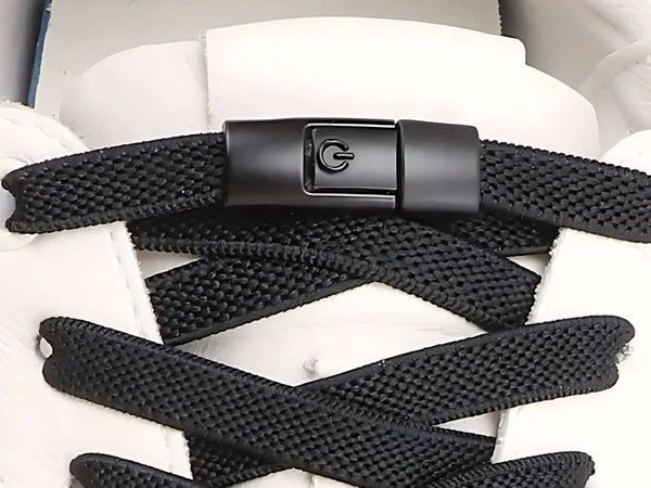 Non-binding elastic grummy shoes lines 100 cm