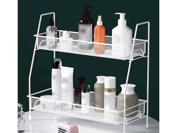 Bucătărie raft bucătărie organizator în picioare două niveluri loft spice rack