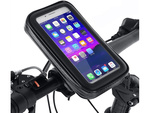 Porte-téléphone pour vélo étanche verrouillable rotatif 360