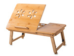 Table pour ordinateur portable bambou plateau de lit pour ordinateur portable