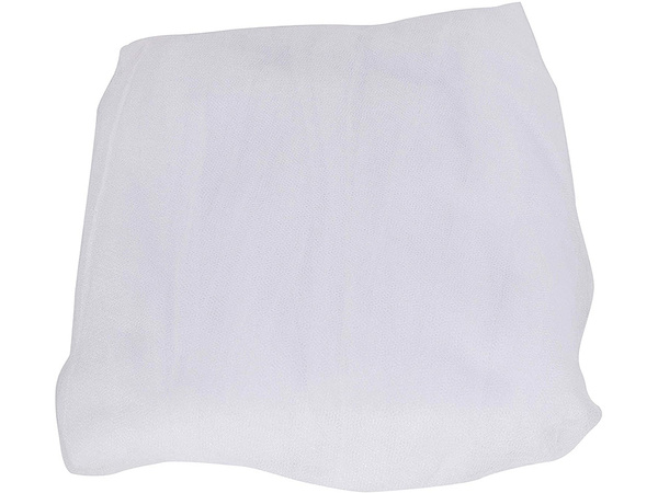 Large mosquito net canopy over bed insect net