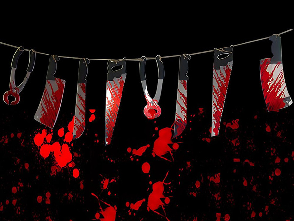 Halloween girland 2m task tools tasked halloween dekorācija