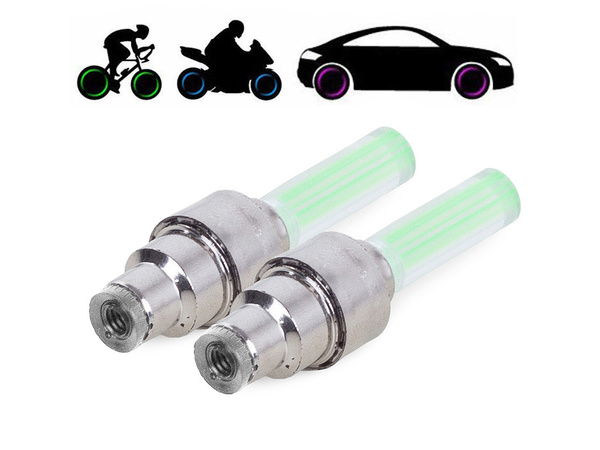 Svietiaci ventilček na bicykel na koleso 2 kusy