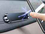 Support magnétique pour téléphone de voiture auto-adhésif 2x sangle aimantée