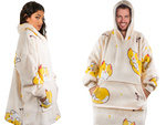 Cald hanorac pisică pătură oversize xxl 2in1 gros blană moale cu glugă