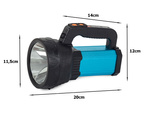 Solárna powerbanka searchlight led xm-l l2 cob