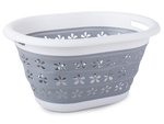 Laundry basket folding silicone bowl