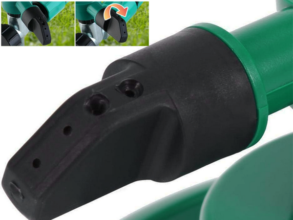 Dārza zāles smidzinātājs rotējošs 360° regulējams dārza zāles laistītājs