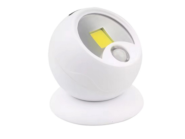 Led lampa cob 360 ar akumulatoru darbināms magnēts bezvadu kustības sensors nakts
