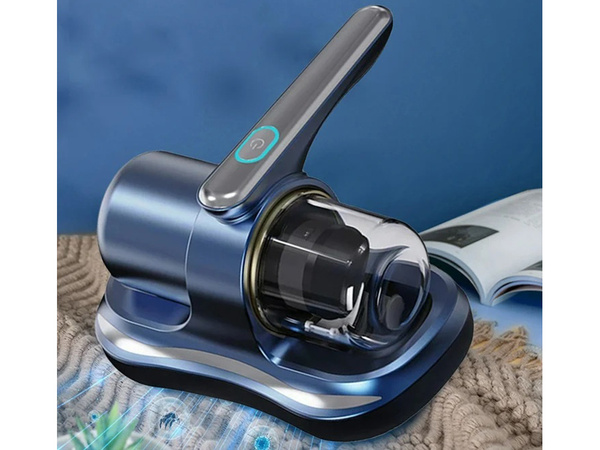 Handheld dust mite extractor bagless filter for allergy sufferers uv lamp