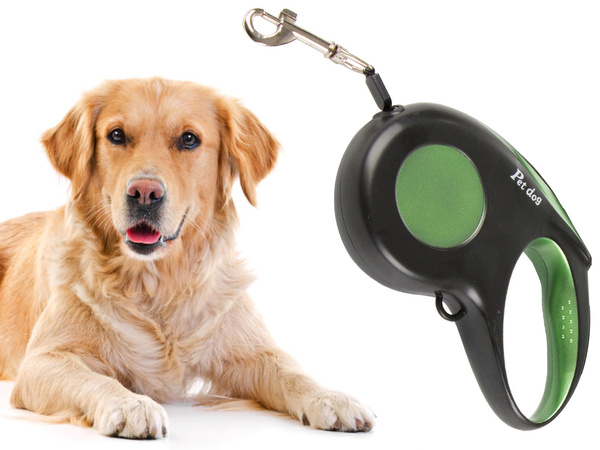 Lanyard automatic with locker block for dogs long strip 5m 15kg
