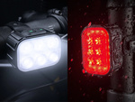 Lampă de bicicletă led spate față set usb pentru ghidon de bicicletă baterie reîncărcabilă