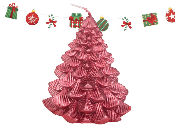 Christmas tree candle christmas box candle decorative