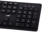 Tastatur und maus kabelloses mausset silent numeric usb