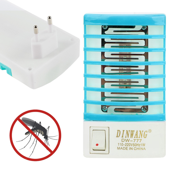 Lámpara repelente de insectos mosquito uv para toma de corriente