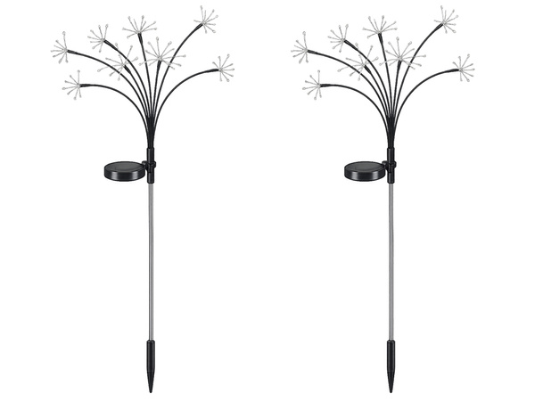 SOLARNA LED VRTNA LAMPICA FAIRY LIGHT NA KOLIKU ZA VRT, 2 kos