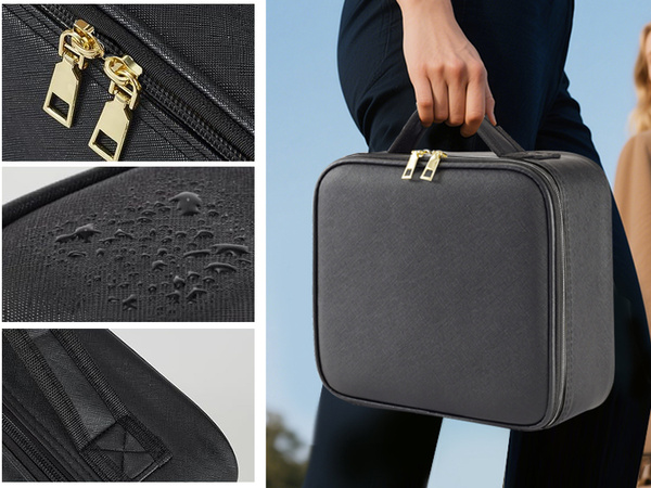 Cosmetic case cosmetic case travel organiser casket led mirror