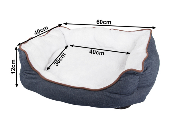Lit pour chien chat lit moelleux canapé coussin m large
