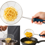 Cedzak spoža sitko chochla fritēšanai pierogiem frytek szumówka kuchenna