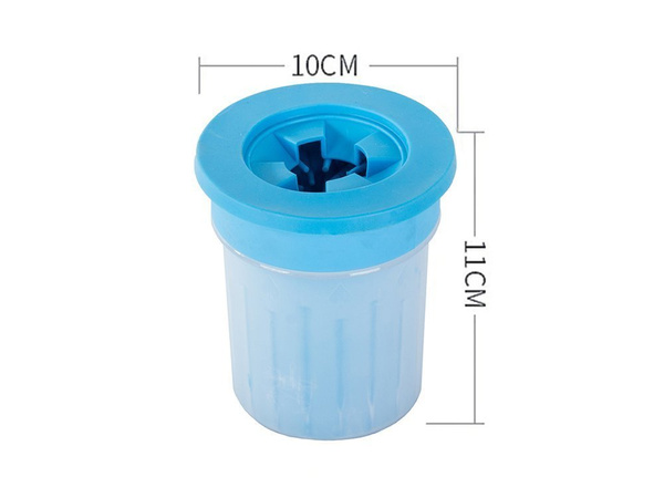Vaso de silicona para limpiar patas de perro pequeño