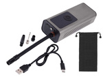 Batteriepumpe für fahrrad auto elektrischer kompressor 10 bar lcd