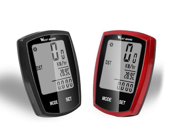 Drahtloser fahrradzähler lcd tachometer