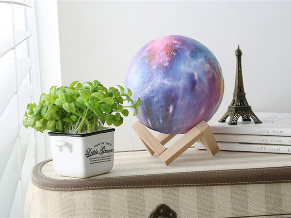 Lampe de nuit 3d rgb avec télécommande