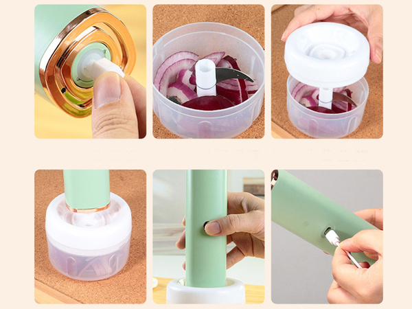 Električni sekač za hrano sekač za zelenjavo in čebulo