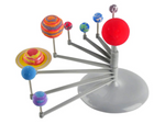 Set pintura creativa sistema solar modelo educativo planetas 3d