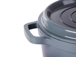 Casserole plateau de cuisson couvercle 4l induction aluminium