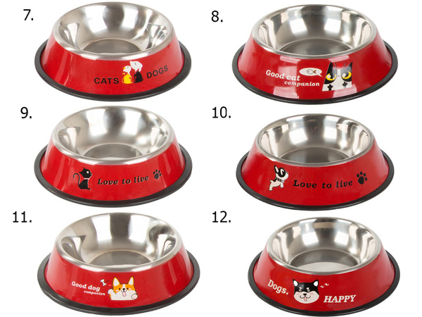 Metal anti-slip dog bowl 150ml