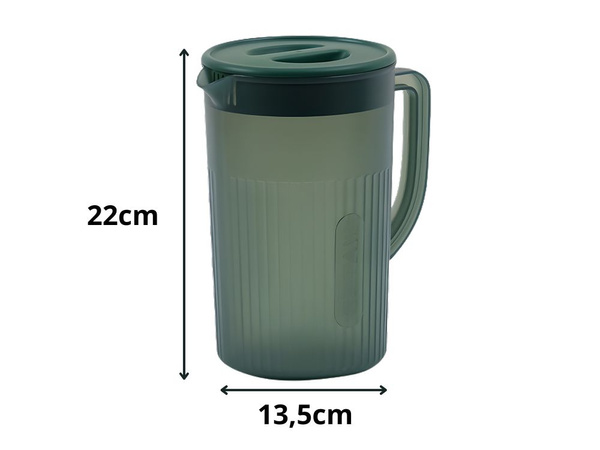 3l plastikas kruka ar vāku ūdenim, sulai, dzērieniem, limonādei, ietilpīga