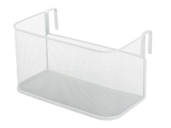 Basket metal rail-mounted organiser hanging basket kitchen shelf