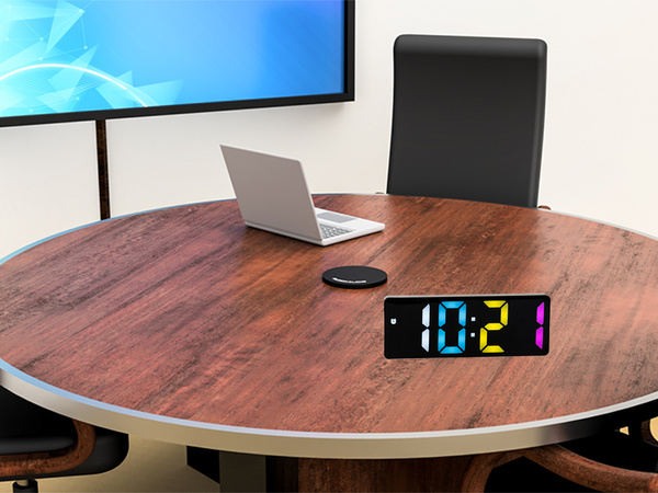 DESPERTADOR DIGITAL TERMÓMETRO ELECTRÓNICO COLOR ALARMA FECHA SNOOZE