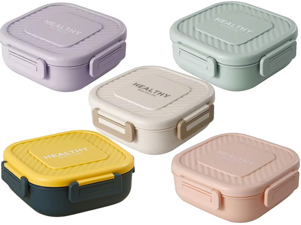 Lunchbox hommikusöögi konteiner lõunasöögi lahtritega söögiriistad