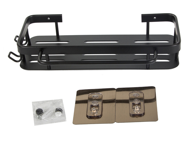 Baie raft baie cuier loft bucătărie agățat metal negru