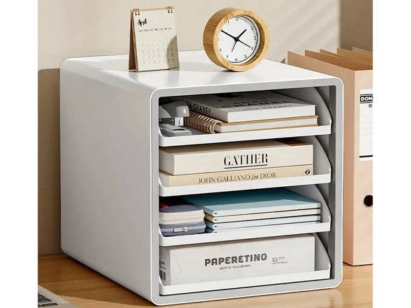 Document drawers 4 drawers organiser desk shelves toolbox