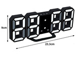 Led ébresztőóra elektronikus hőmérő riasztással