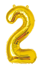 BALÓN ČÍSLICA 2 ZLATÝ (2000)