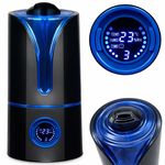 DIFUSOR DE FRAGANCIAS HUMIDIFICADOR DE AIRE AROMATERAPIA ULTRASONIDOS LED TEMPORIZADOR