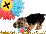 Pelota golosina juguete para masticar comida para perros