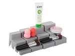 Organizador de cosméticos modular 4 en 1 estante de baño soporte contenedor de almacenamiento