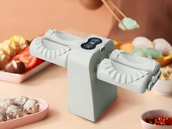 Máquina eléctrica automática para hacer empanadillas, doble