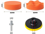 Set de bureți de lustruit pentru burghiu 80mm